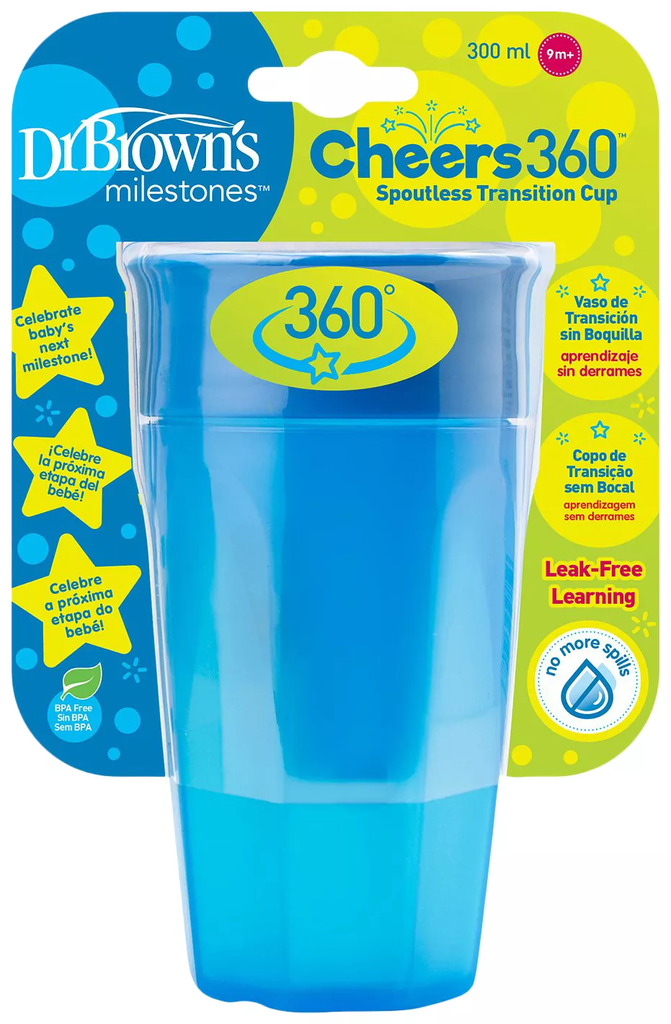 Dr.Brown's 300мл цэнхэр 9m+ аяга Жи Жи Ритэйль