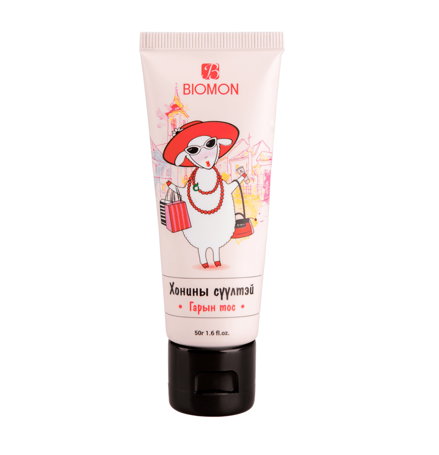Биомон Хонины сүүлтэй гарын тос 50мл Монос Косметик