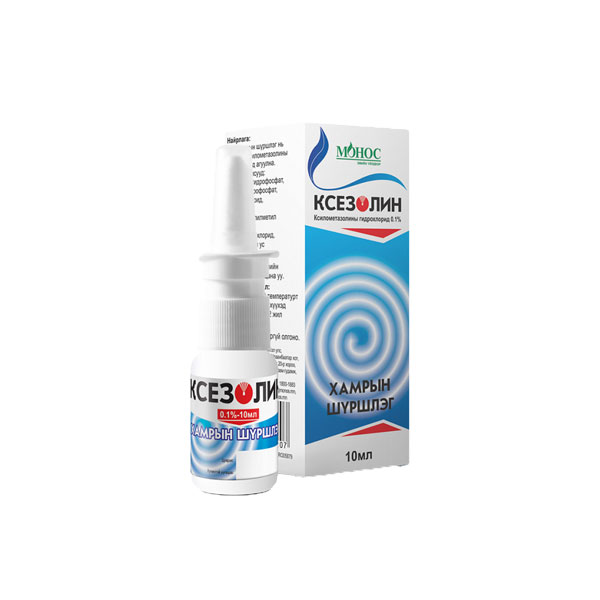 Ксезолин 0.1%-10мл цацлага Монос Фарм