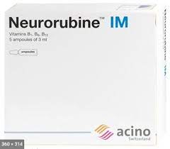 [101100] Нейрорубин 100мг+100мг+1мг-3мл №5 тарилгын уусмал Acino - Acino pharma AG (CHE)