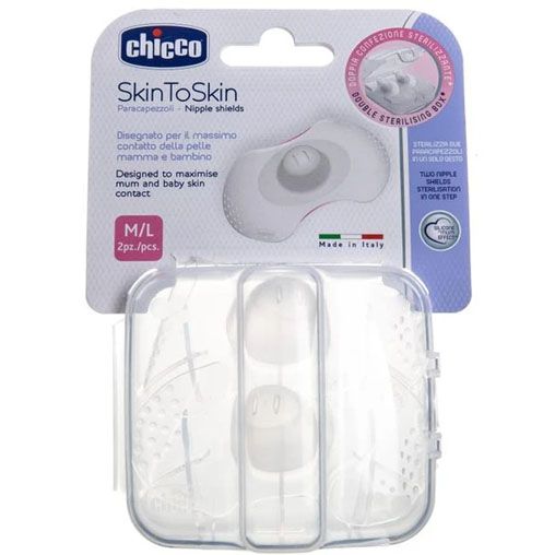 [700462] Chicco New Хөхний толгой хамгаалагч Nipple shields silicone /M-L/ Exclusive - ARTSANA S.p.A (IT)